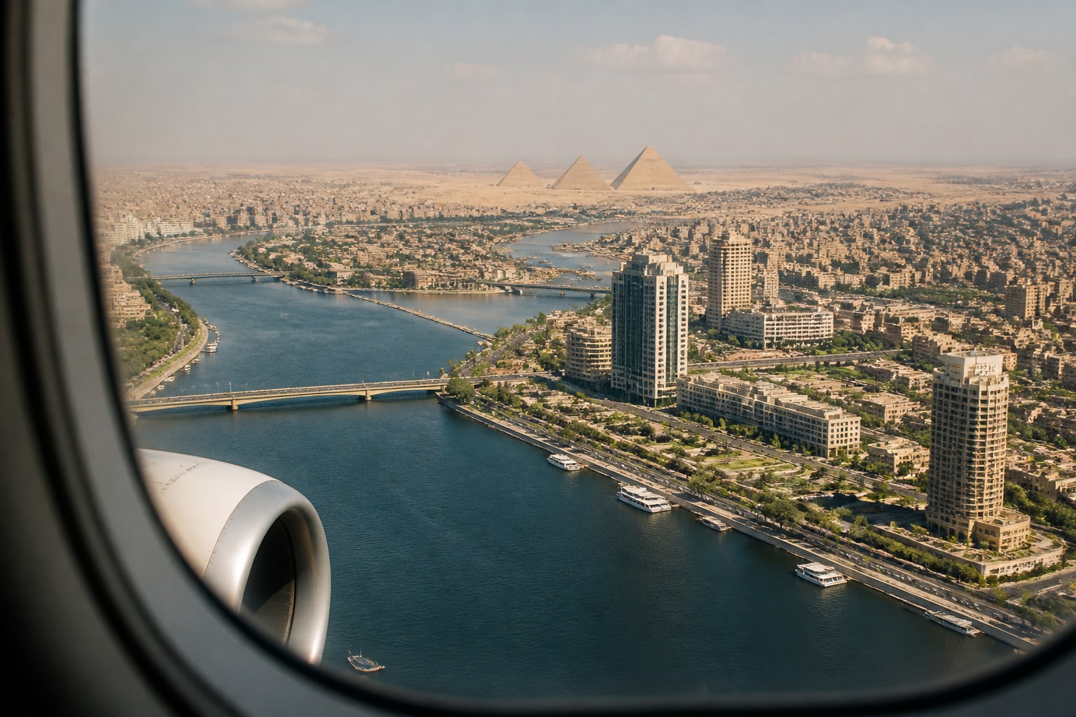 Kairo per Flug mit entspanntem Start