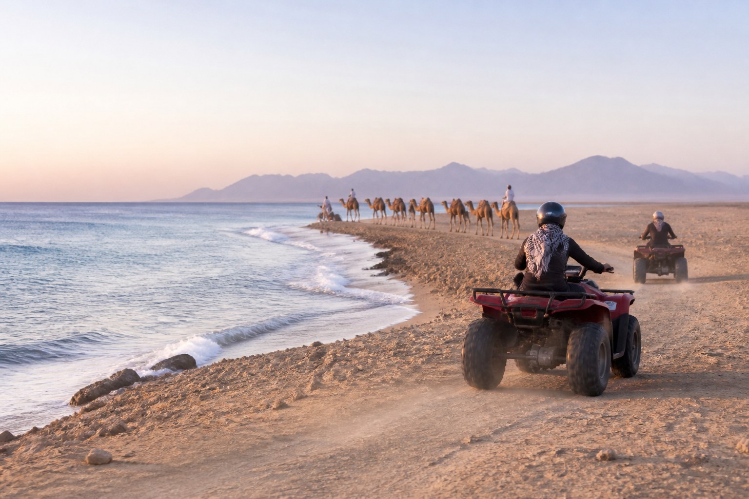 Marsa-Alam-Quad-Safari mit Kamelritt
