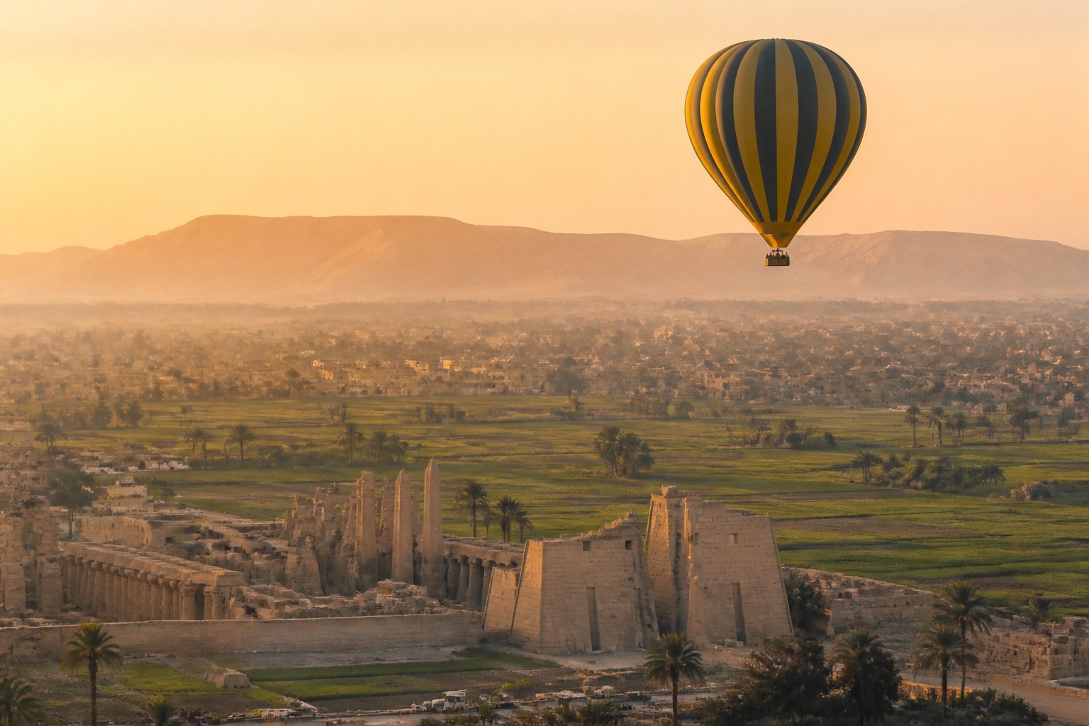 Ab Sharm el-Sheikh: Luxor in zwei Tagen mit Ballonfahrt